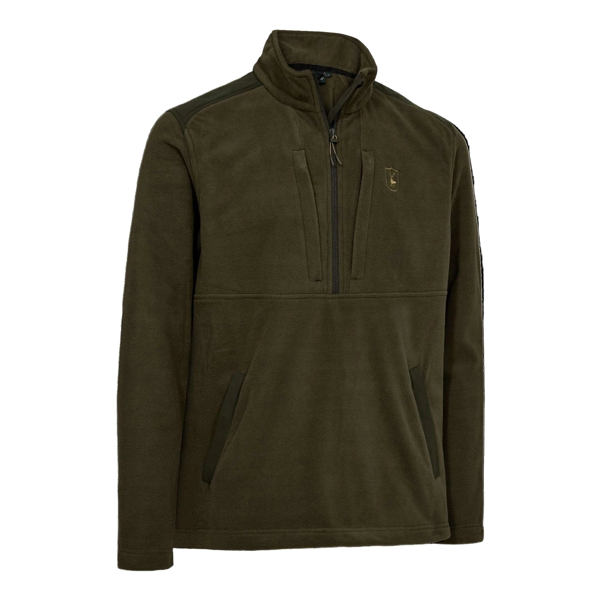Deerhunter Herren Climate ½-Zip Fleece mit 37.5® Technology - Heidejagd