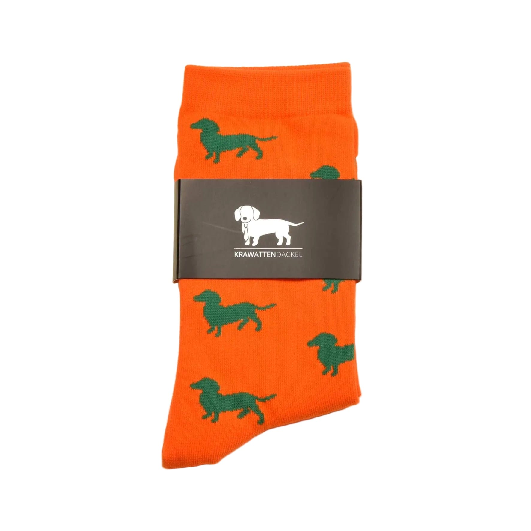 Krawattendackel Socken mit Dackel - Heidejagd