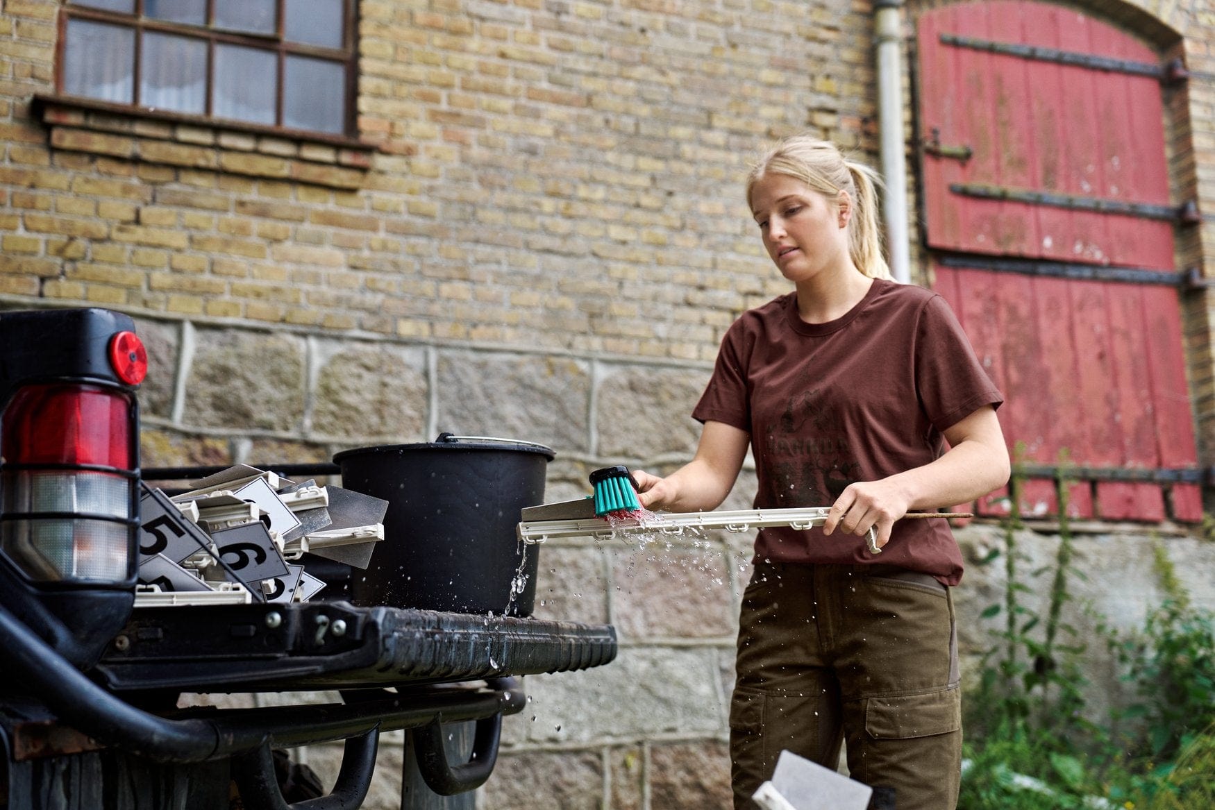 Härkila Damen T-Shirt Natur - Heidejagd