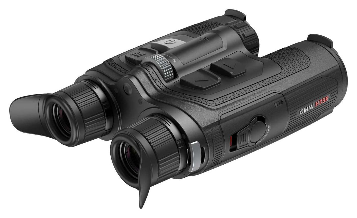 Nocpix Multispektral-Fernglas OMNI H35R in Schwarz – Schrägansicht