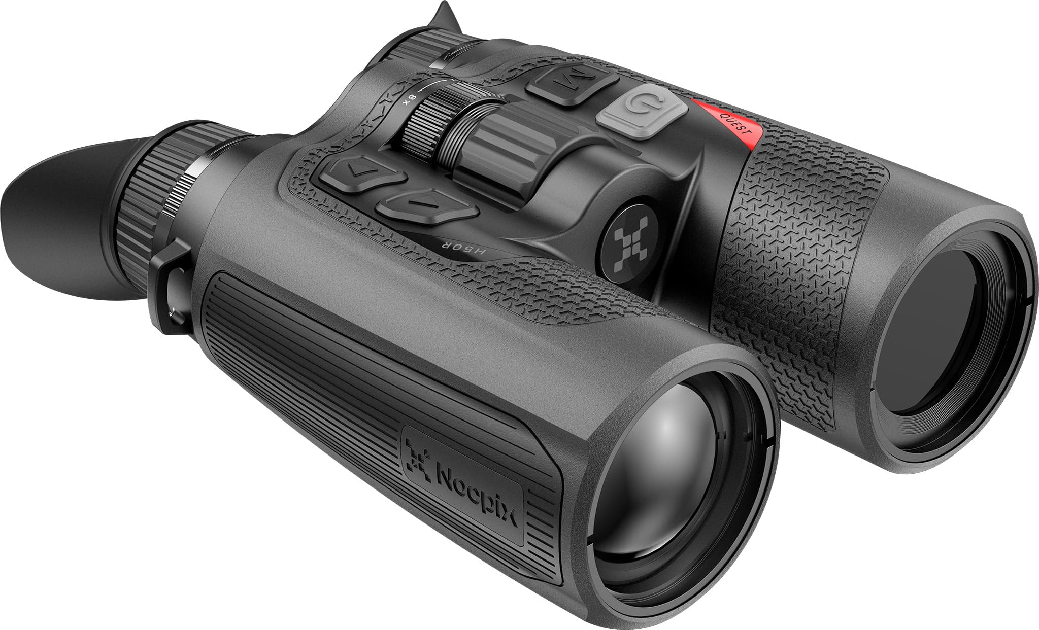 Nocpix Quest H50R Wärmebildfernglas Schrägansicht 50mm Objektiv Nachtjagd