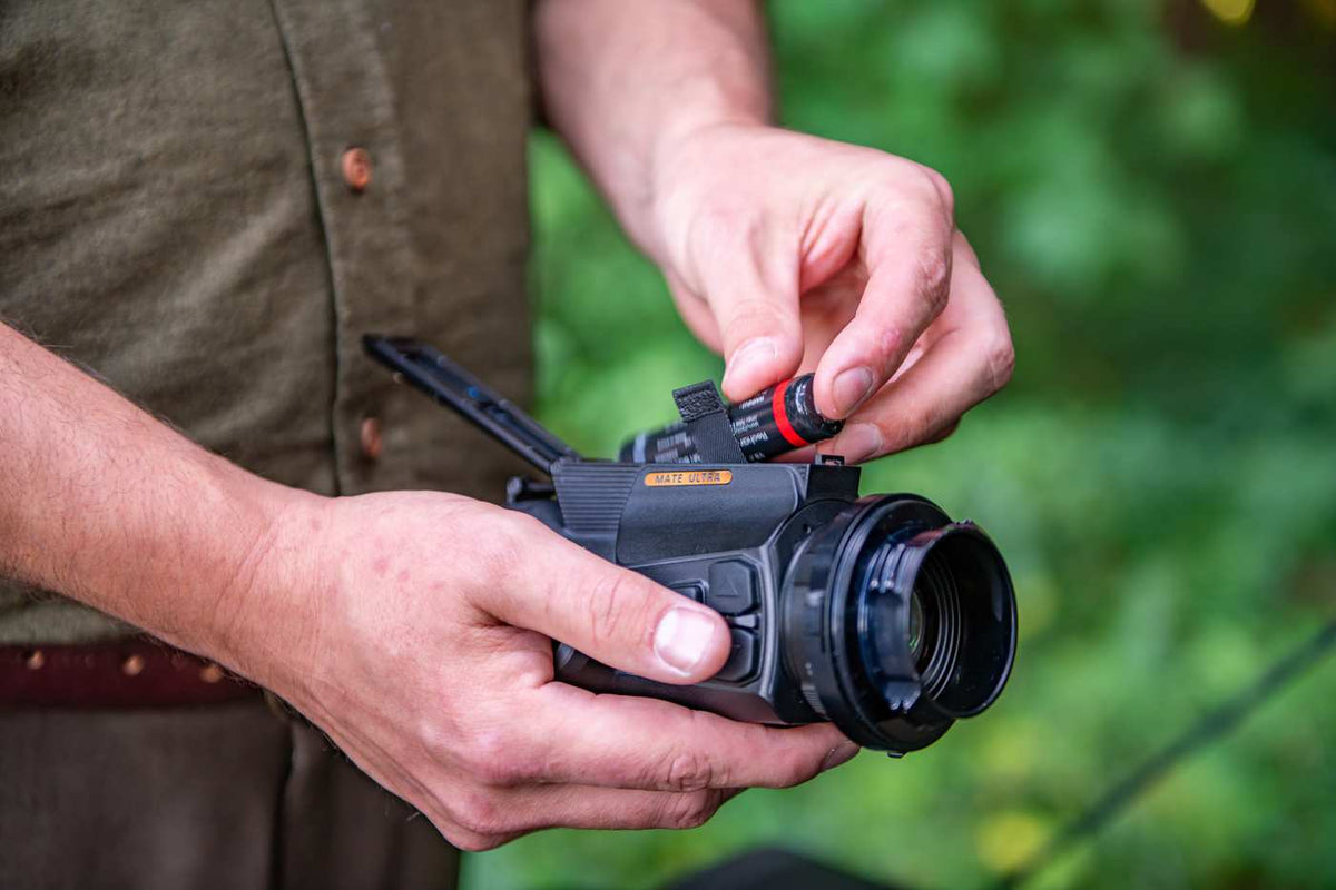 Nocpix Wärmebildvorsatzgerät Mate Ultra S60R – Bedienung im Szenenbild