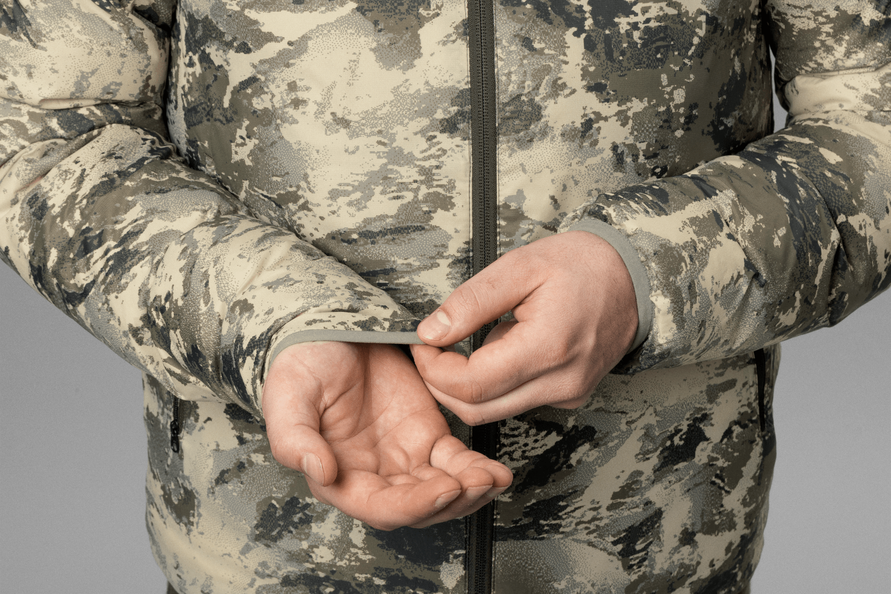 Härkila Herren Daunenjacke Mountain Hunter Expedition Packable - Heidejagd