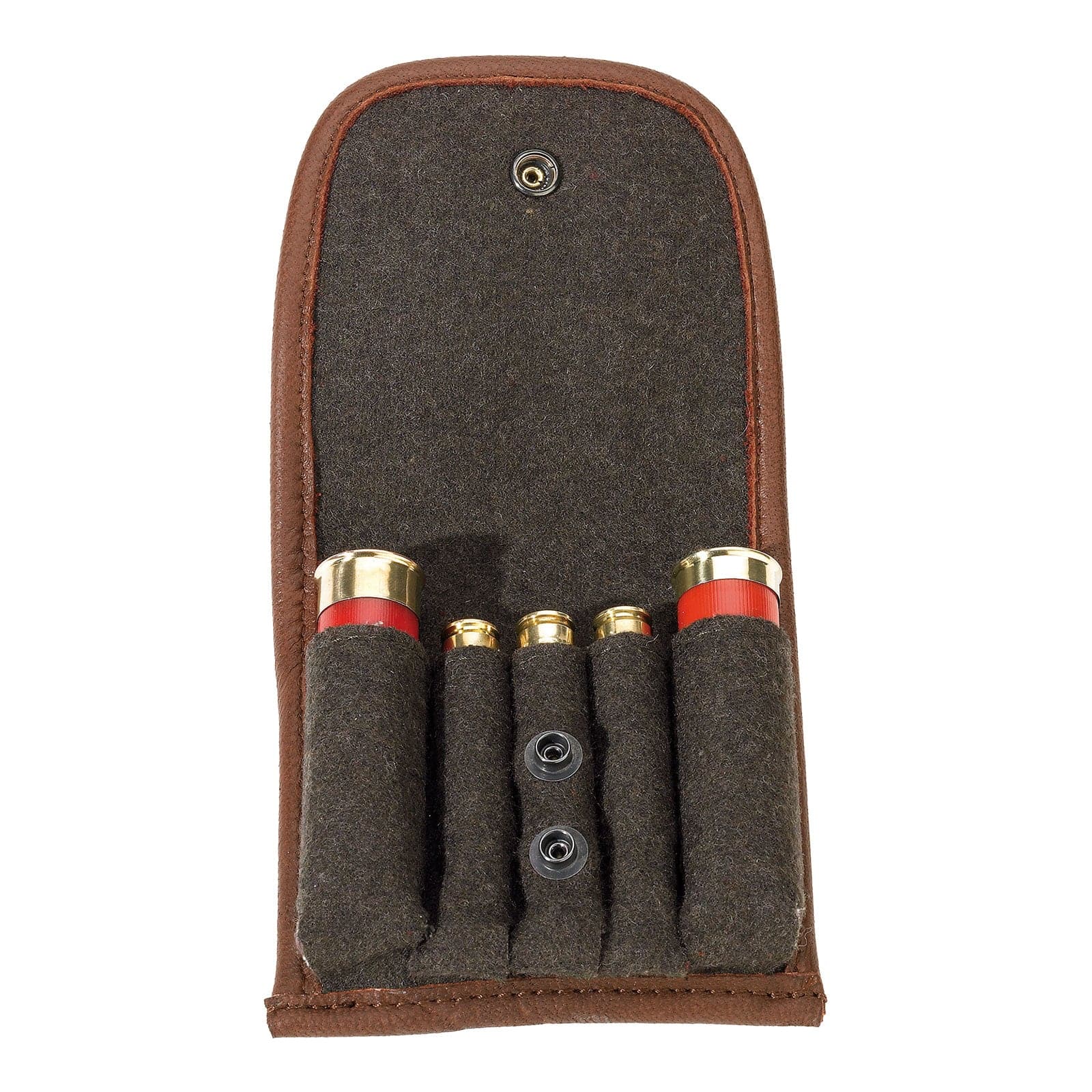 AKAH Patronenetui Elchleder mit Loden - Heidejagd