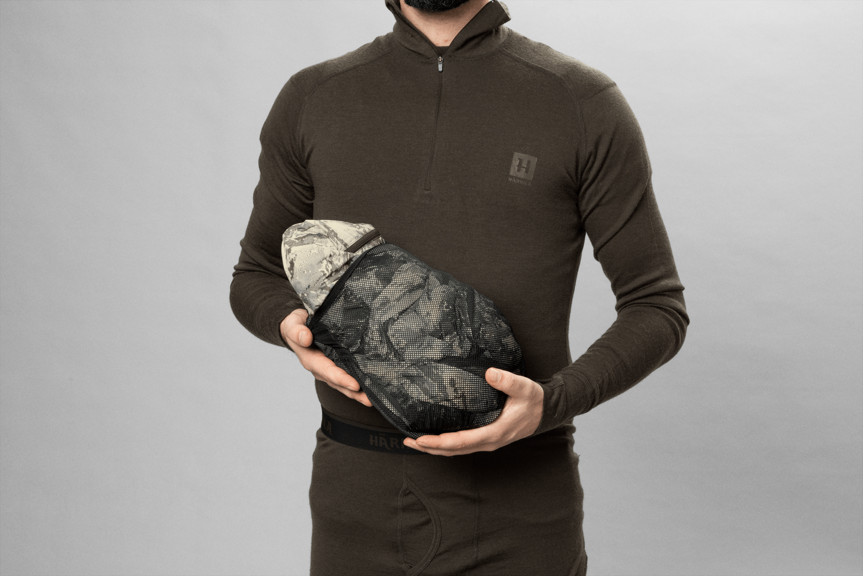 Härkila Herren Daunenhose Mountain Hunter Expedition Packable - Heidejagd