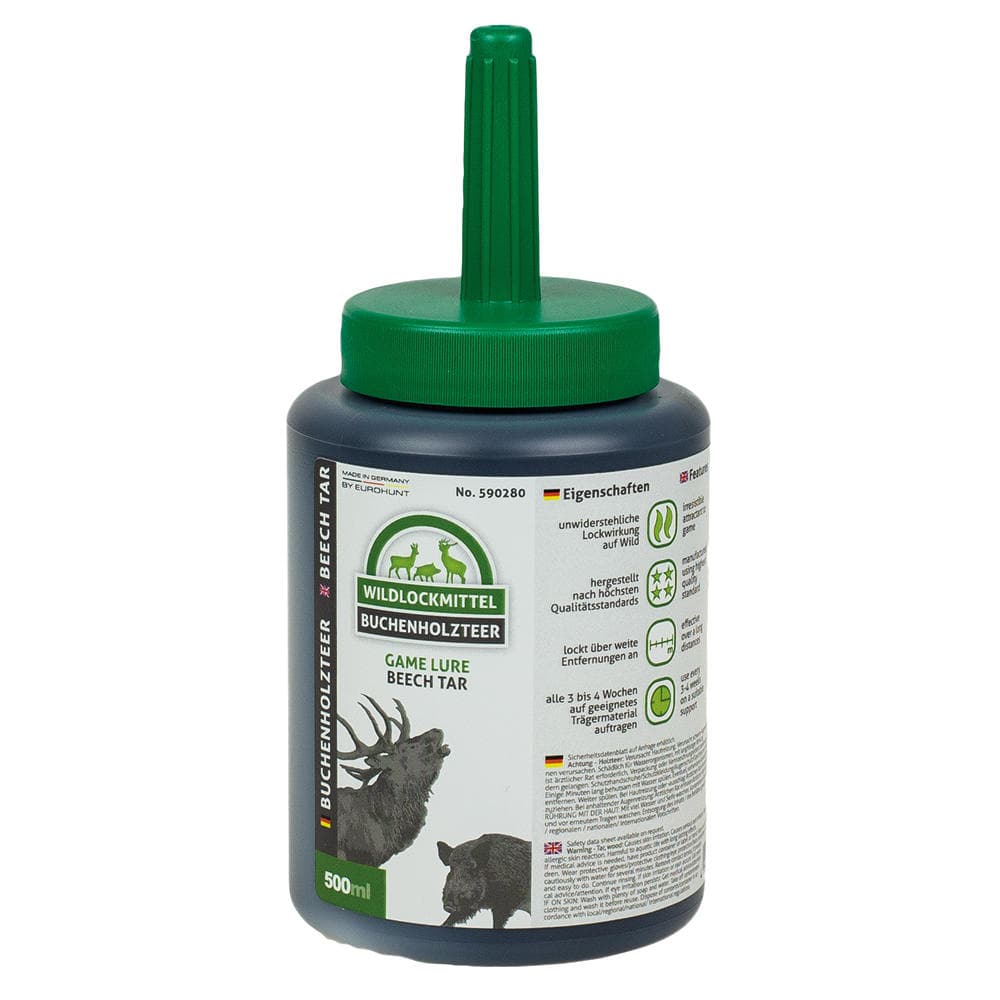 Eurohunt Buchenholzteer 500 ml Dose mit Pinsel - Heidejagd