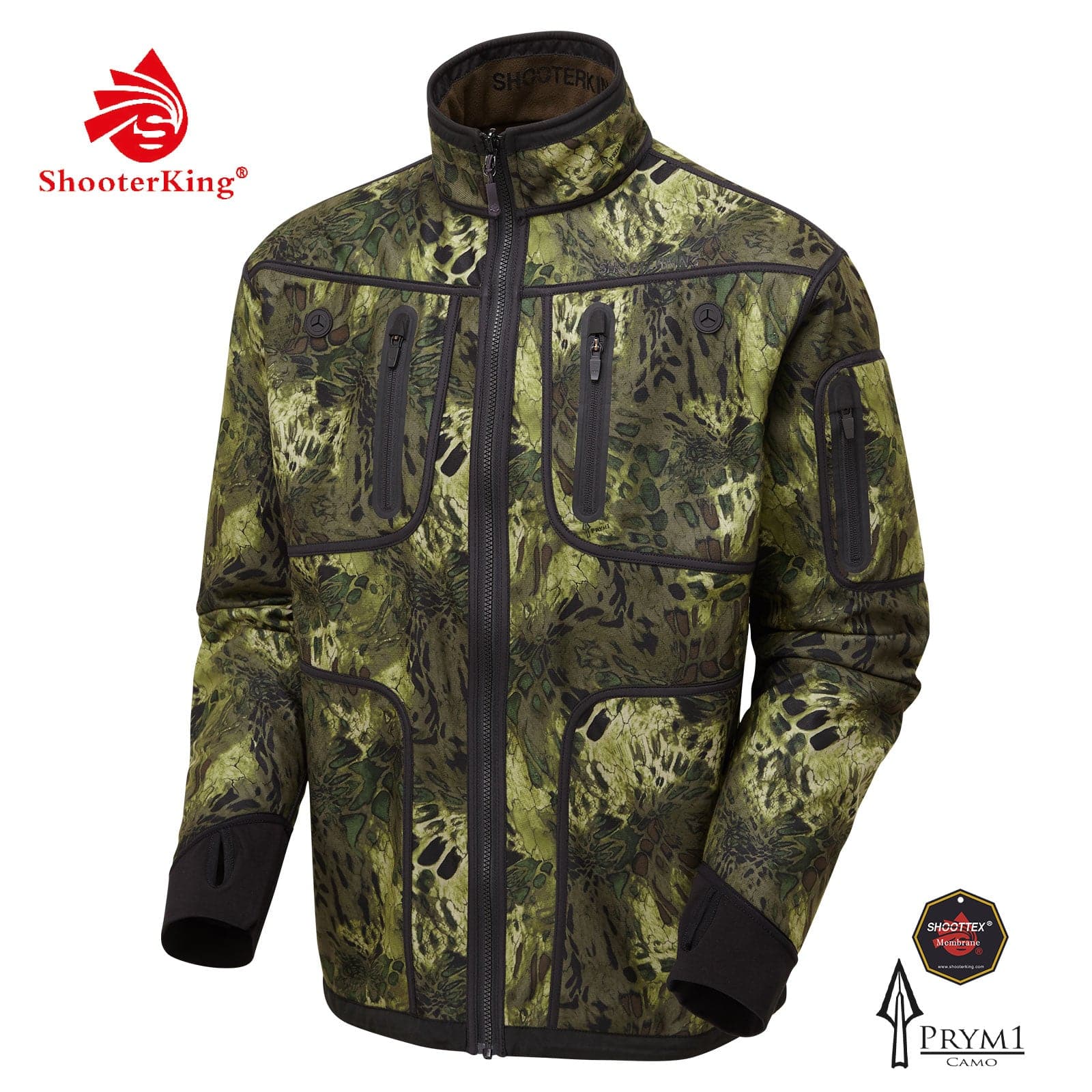 SHOOTERKING Herren Softshelljacke Woodlands - Heidejagd