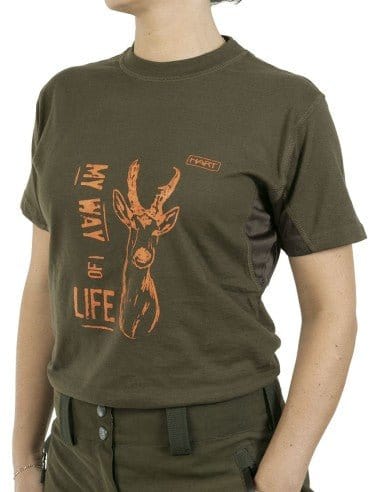 Hart Damen T-Shirt Branded Roe Deer - Heidejagd