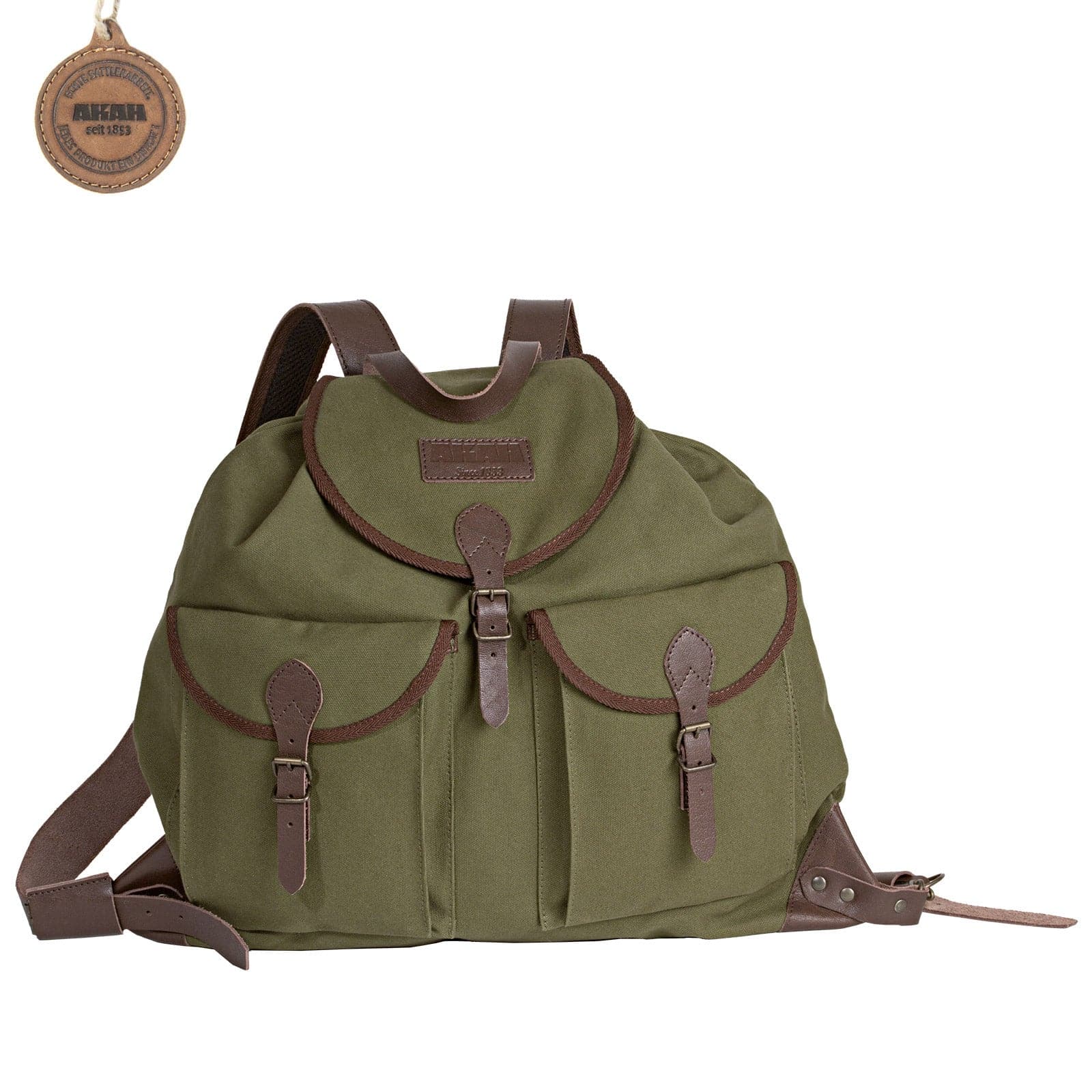 AKAH Canvas Rucksack 50x55cm - Heidejagd