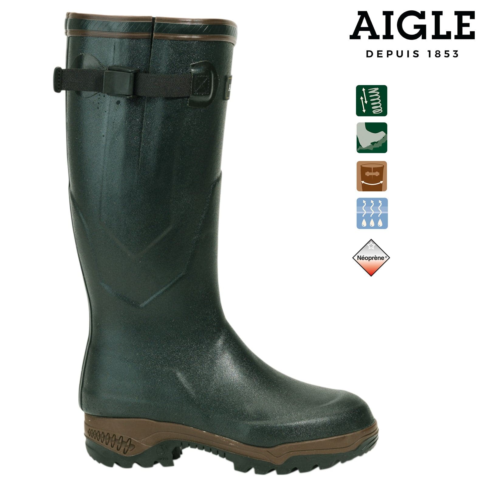 Aigle Gummistiefel Parcours 2 Iso - Heidejagd