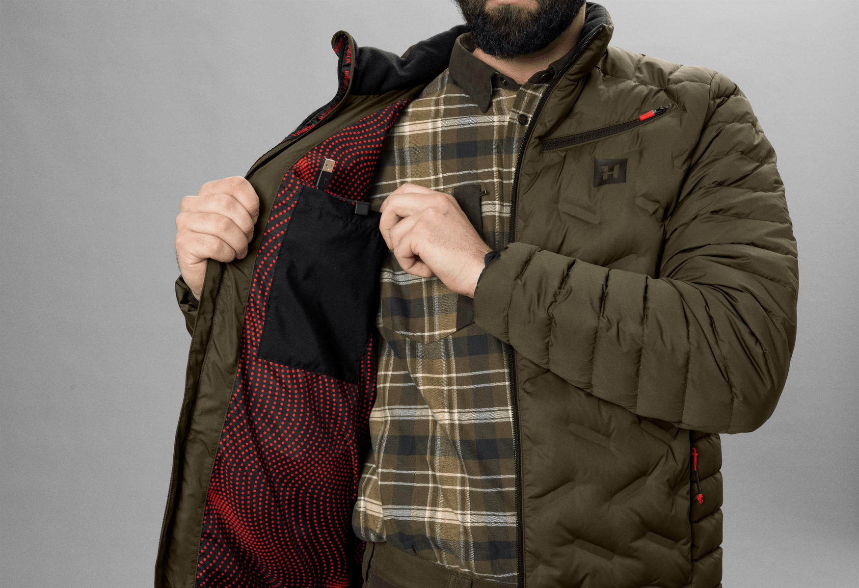 Härkila Herren Isolationsjacke Clim8 Insulated - Heidejagd