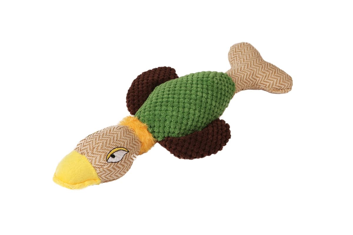 Plüsch-Ente für Hunde - Heidejagd