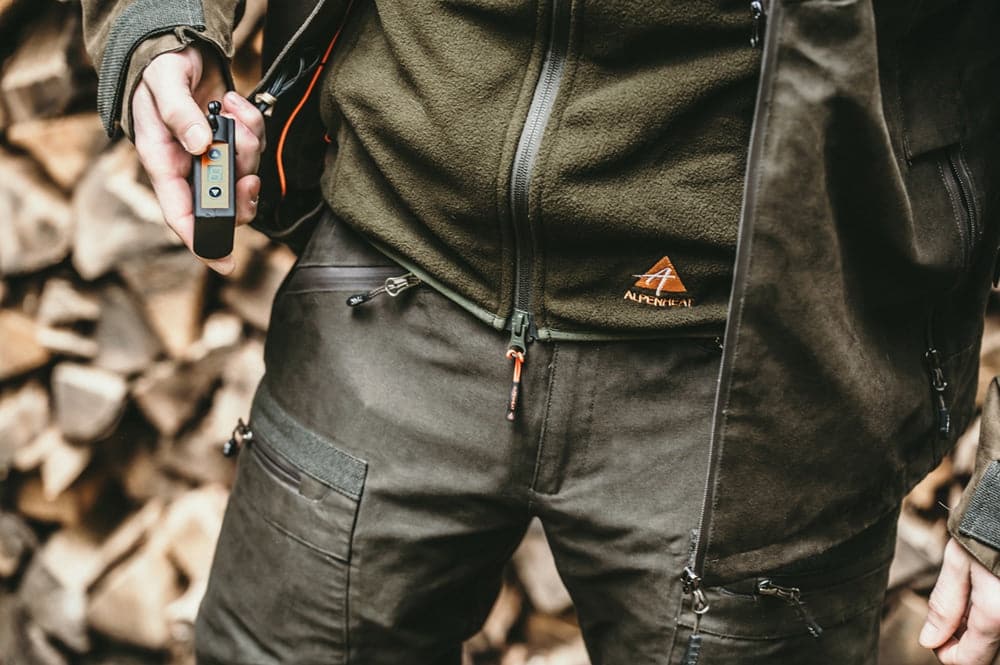 Alpenheat Unisex beheizte Fleeceweste Fire-Fleece - Heidejagd