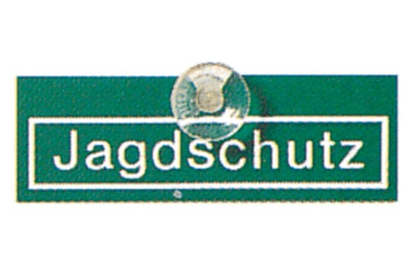 Autoschild "Jagdschutz" - Heidejagd