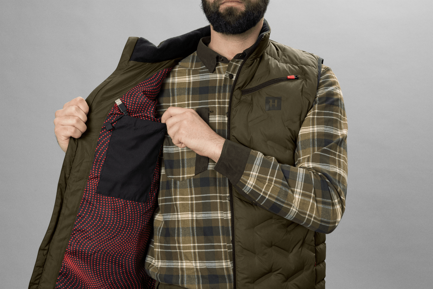 Härkila Herren Heizweste clim8 insulated - Heidejagd