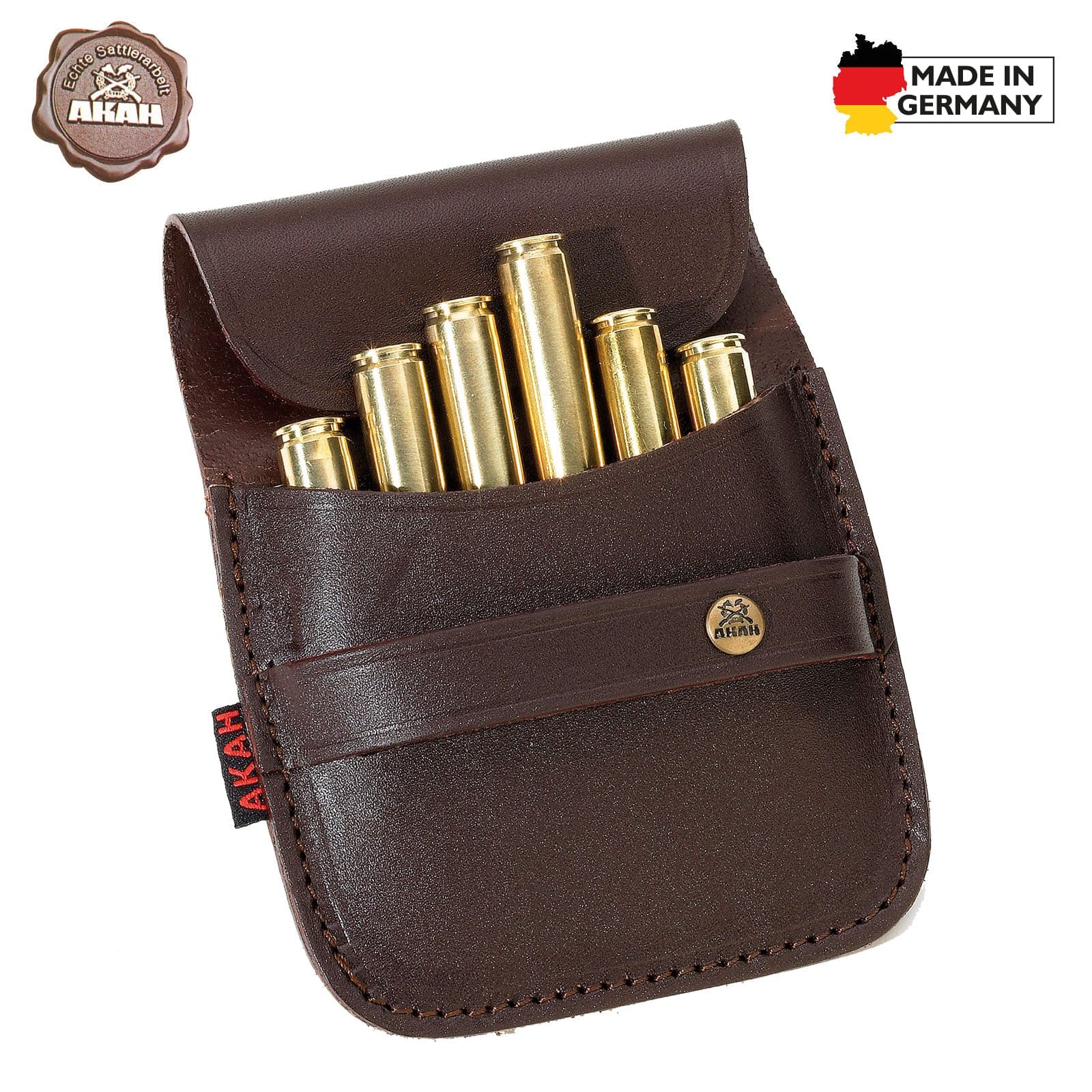 AKAH Patronenetui mit Laschenverschluß - Heidejagd