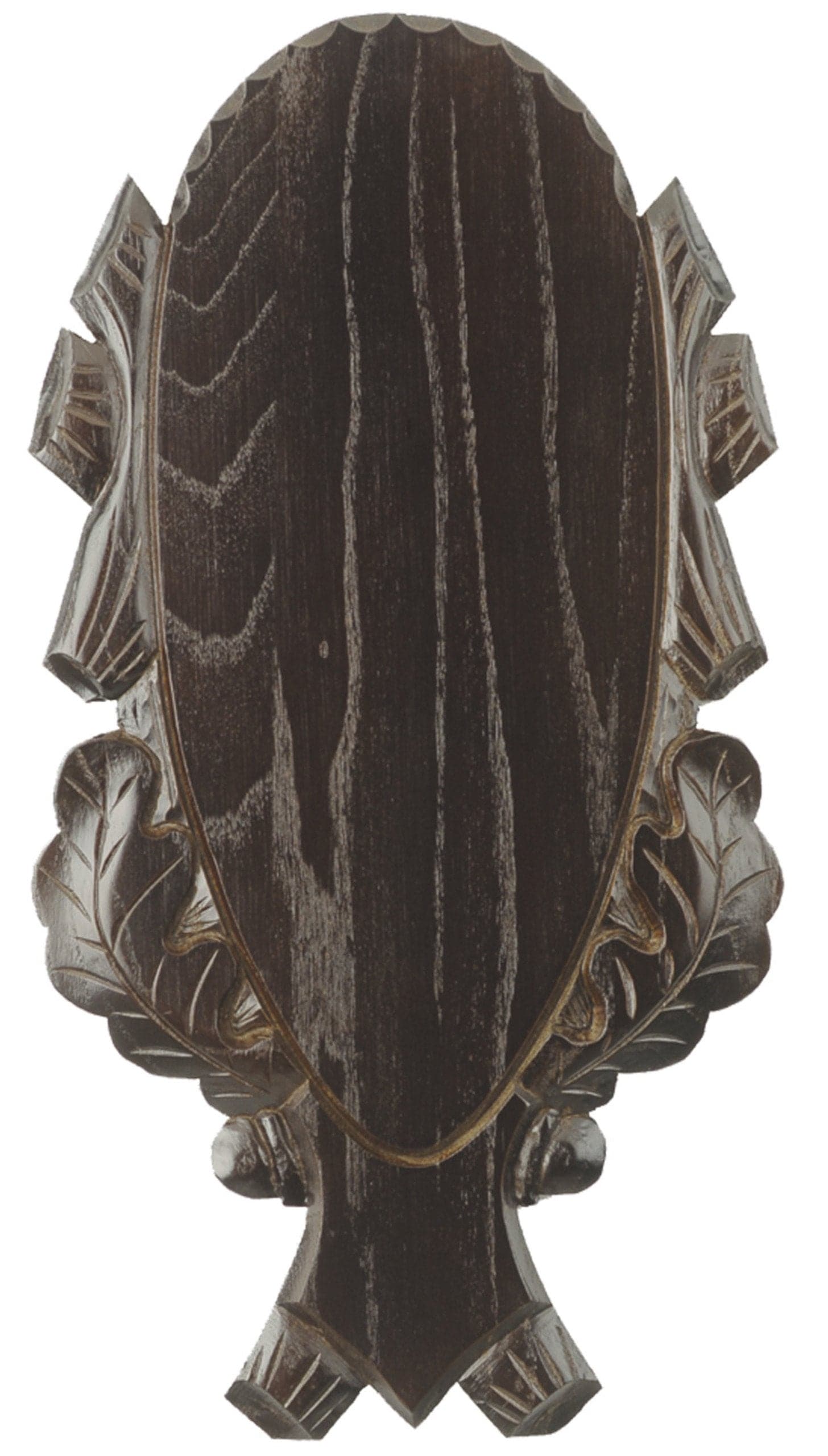 Hirschschild Eiche geschnitzt dunkel - Heidejagd