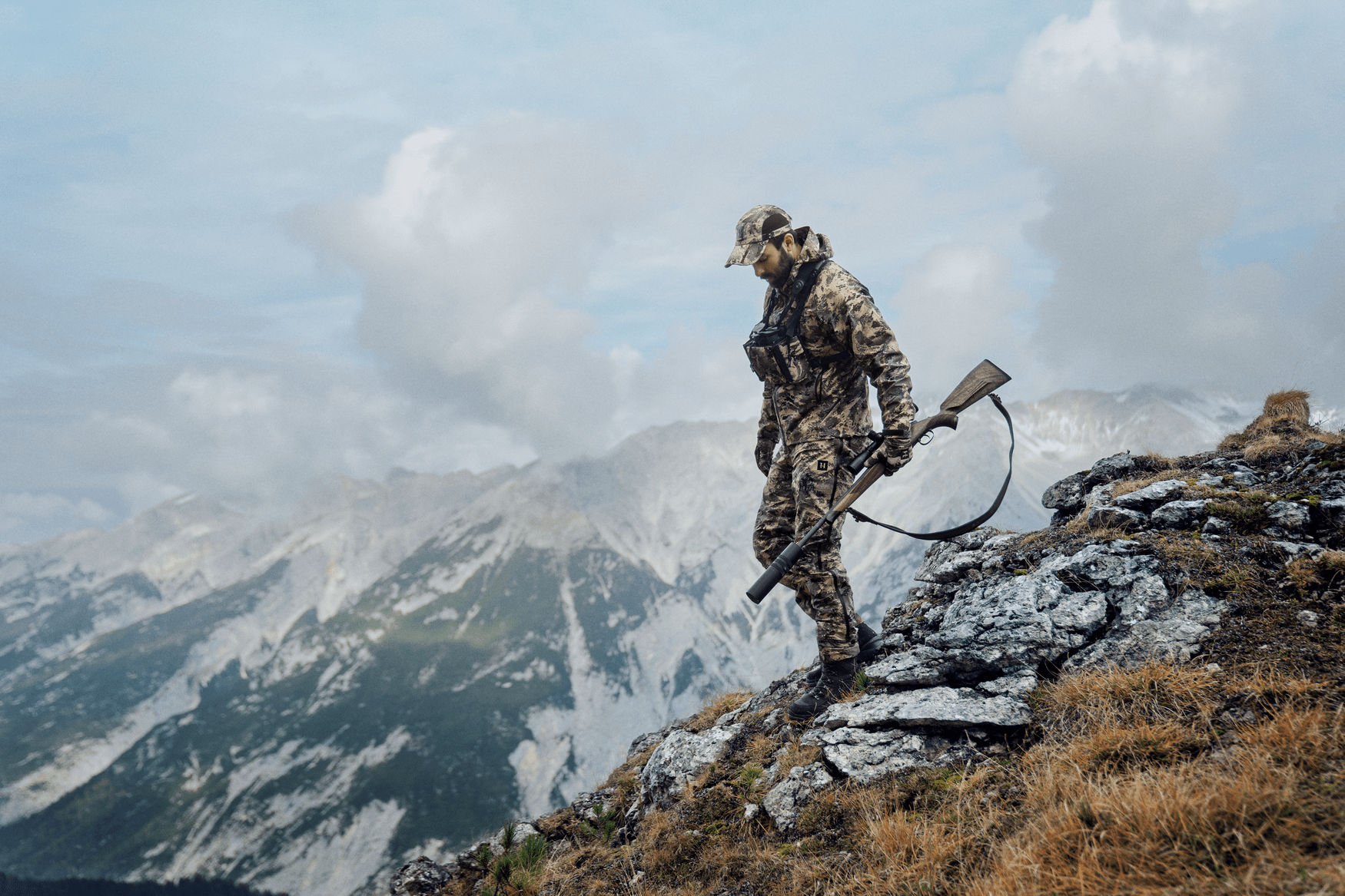 Härkila Herren Jacke Mountain Hunter Expedition HWS Packable - Heidejagd