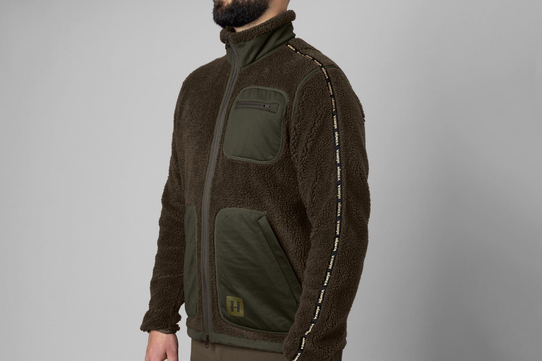Härkila Herren Teddy Fleecejacke Rurik - Heidejagd