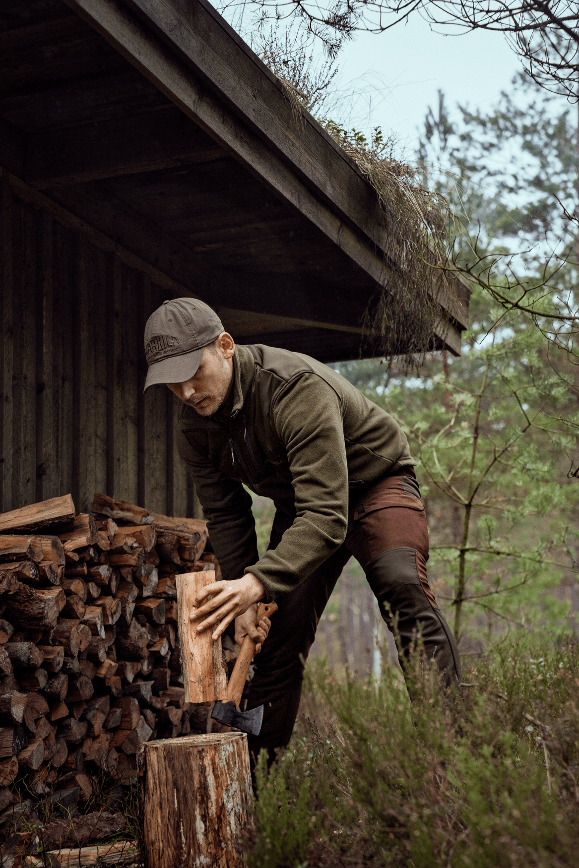 Härkila Herren Fleecejacke Steinn - Heidejagd