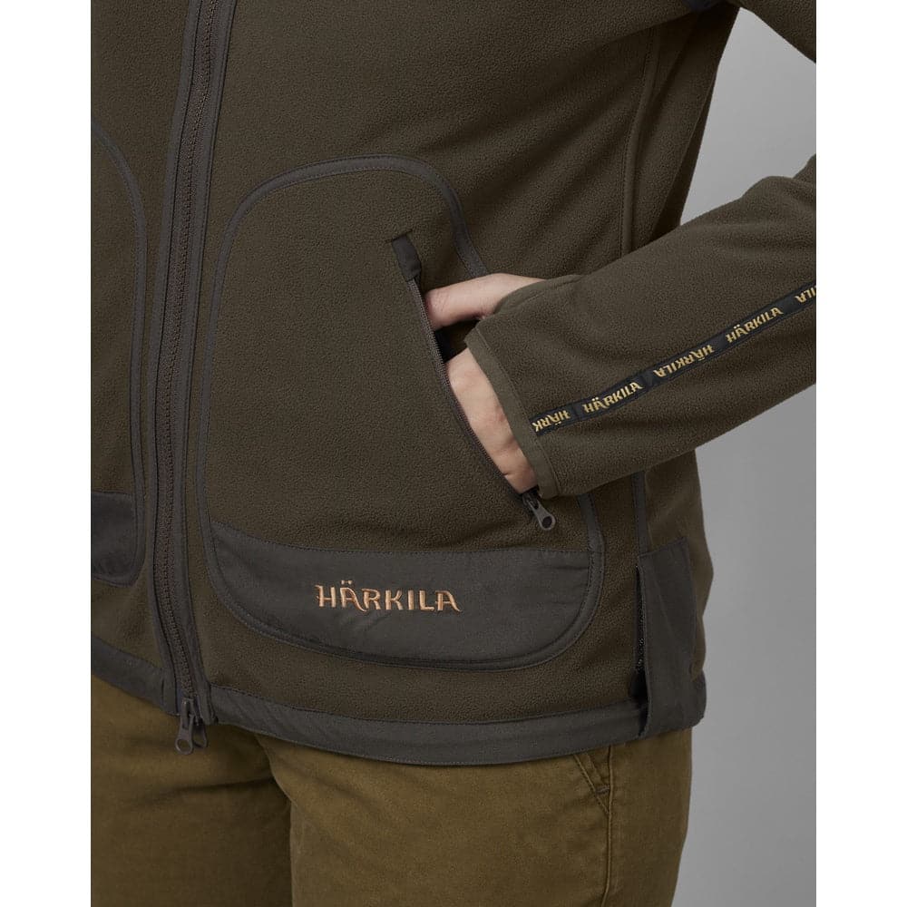 Härkila Damen Fleecejacke Kamko wendbar - Heidejagd