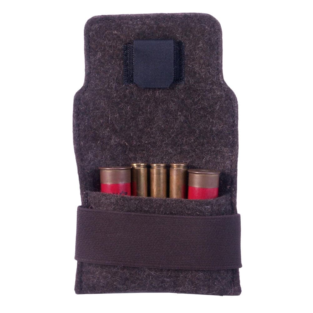 Patronenetui aus Filz - Heidejagd