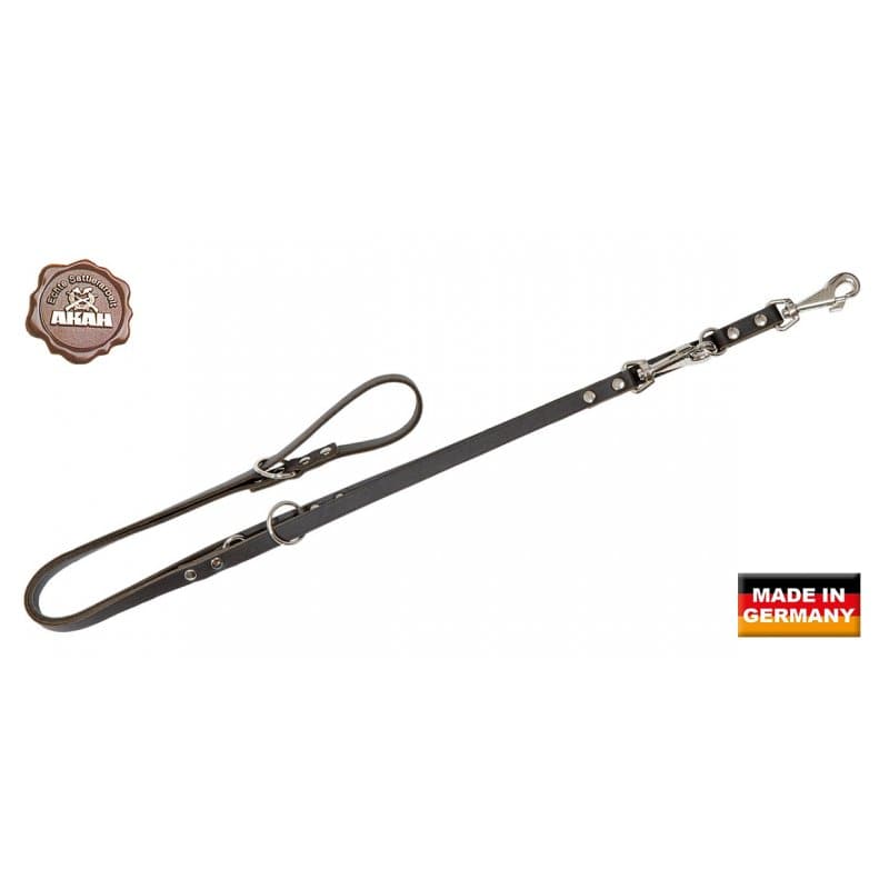 AKAH Polizeileine aus Sattelleder extra breit - Heidejagd