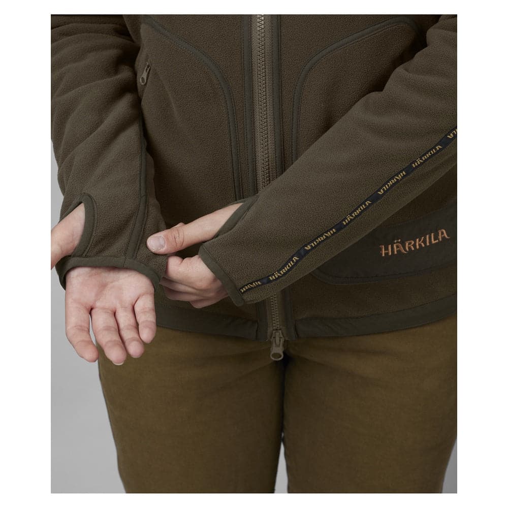 Härkila Damen Fleecejacke Kamko wendbar - Heidejagd