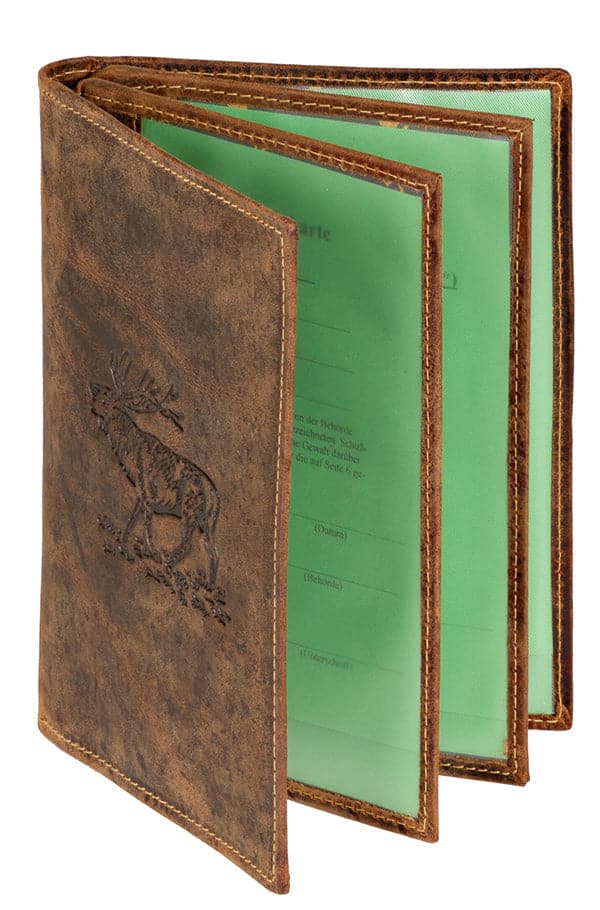 Jagdscheinetui Hirsch - Heidejagd