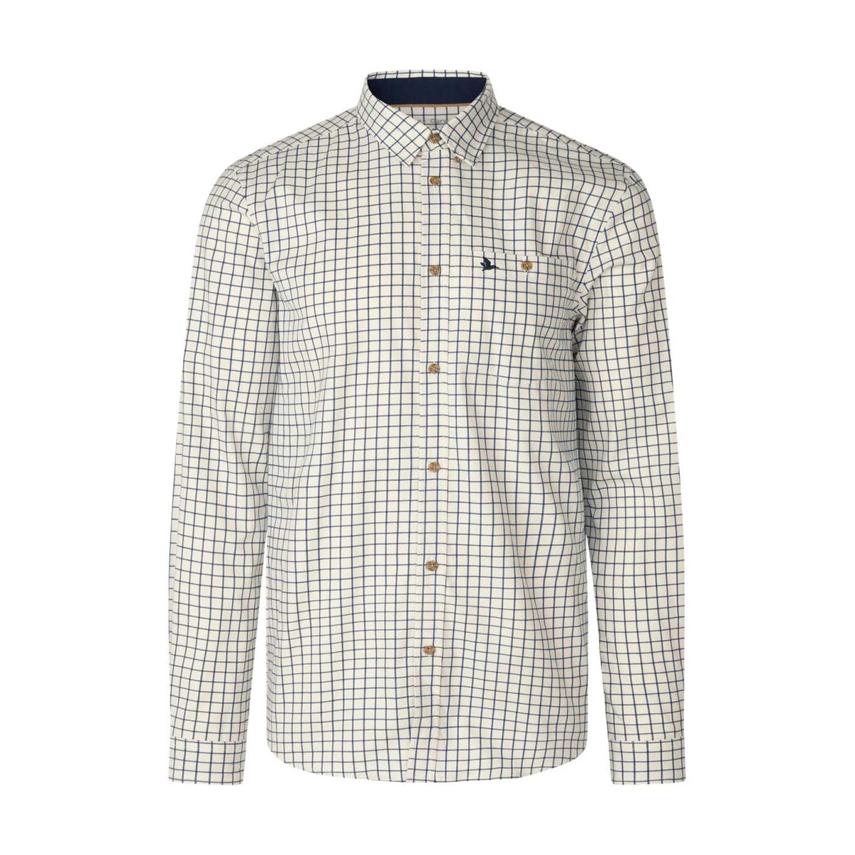 Seeland Herren Jagdhemd Oxford in Dark Sapphire Check