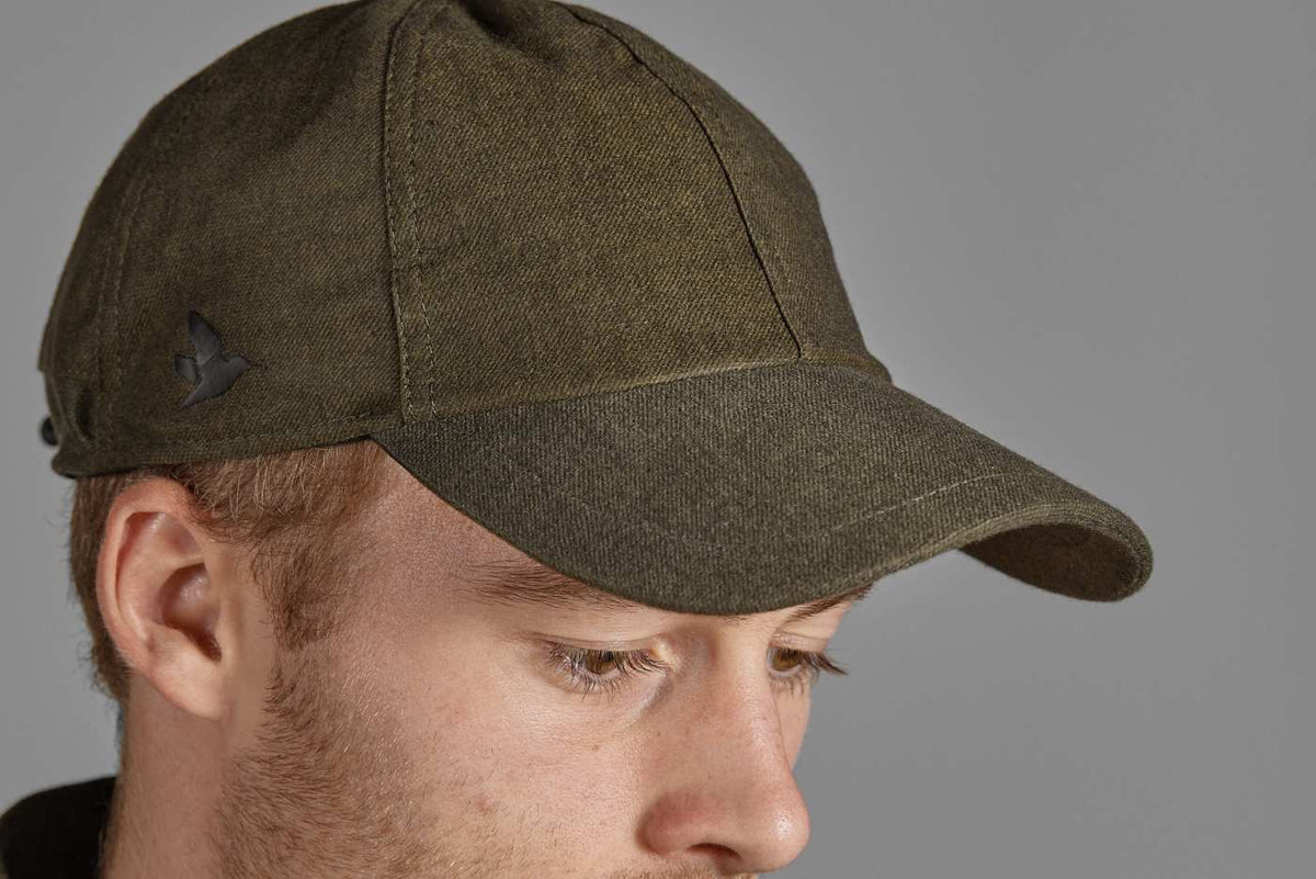 Seeland Jagdkappe Avail in Pine green melange – Trageansicht