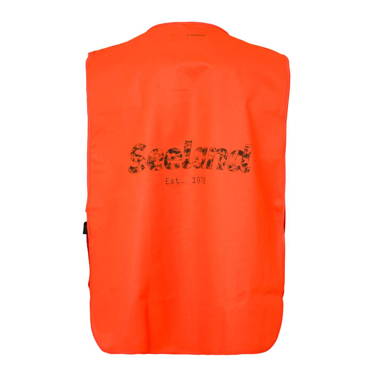 Seeland Signalweste in Orange blaze – Rückansicht