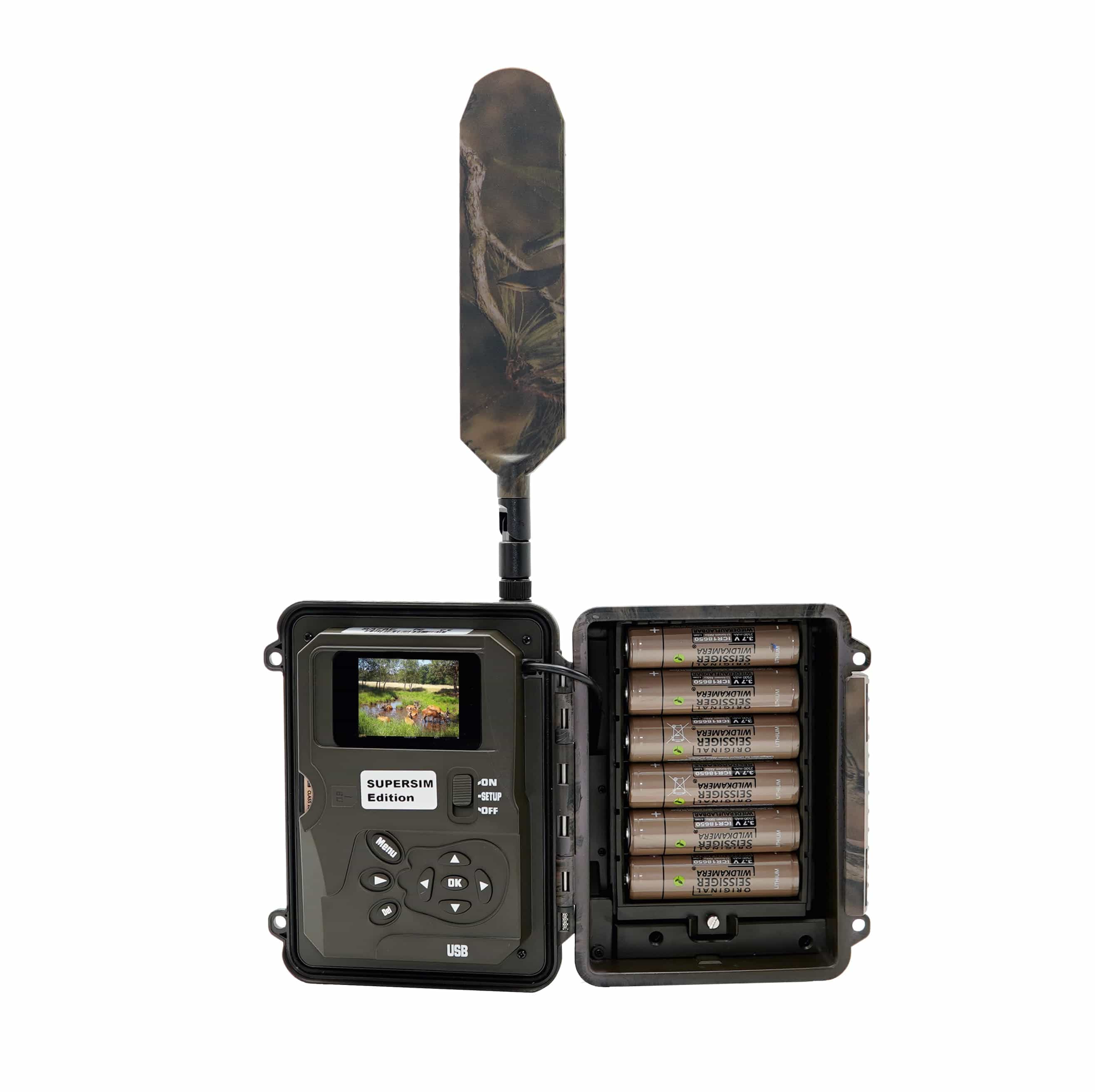 Seissiger Wildkamera Special-Cam LTE Supersim-Edition inkl. 6 x 18650-Akkus - Heidejagd