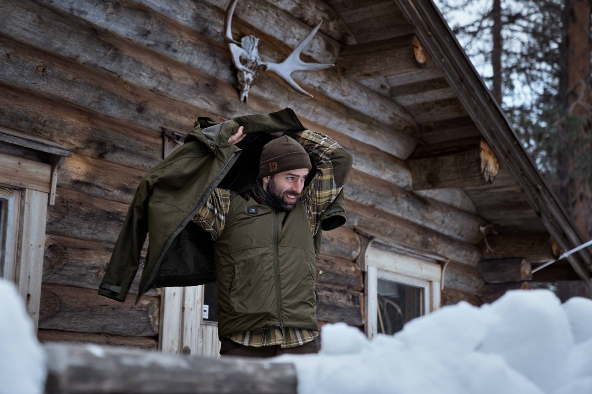 Härkila Herren Heizweste Clim8 Base - Heidejagd