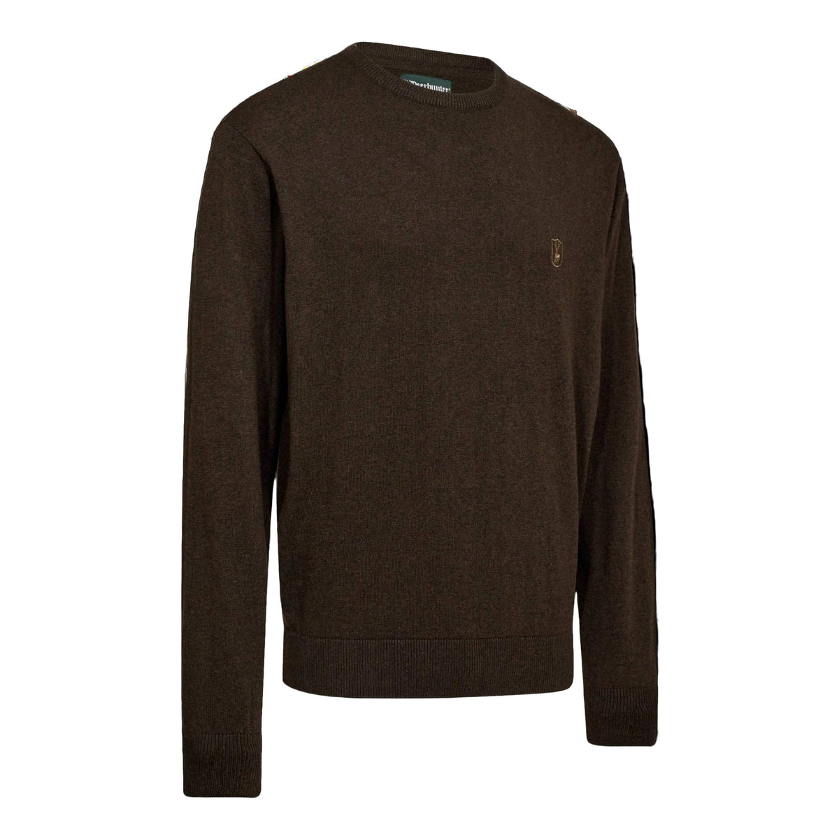 Deerhunter Herren Strickpullover mit Rundhals Harrington - Heidejagd