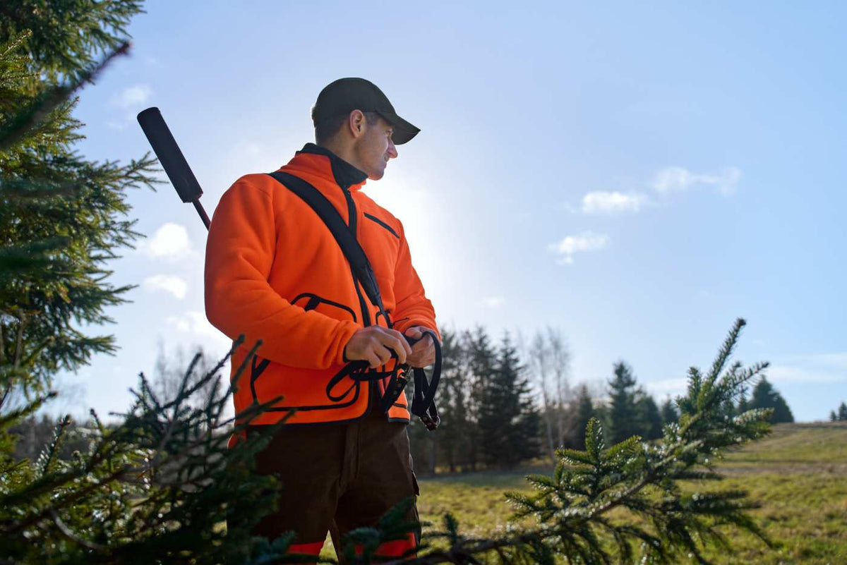 Härkila Jagd-Fleecejacke Wildboar Pro Blaze in Orange blaze – bei der Jagd
