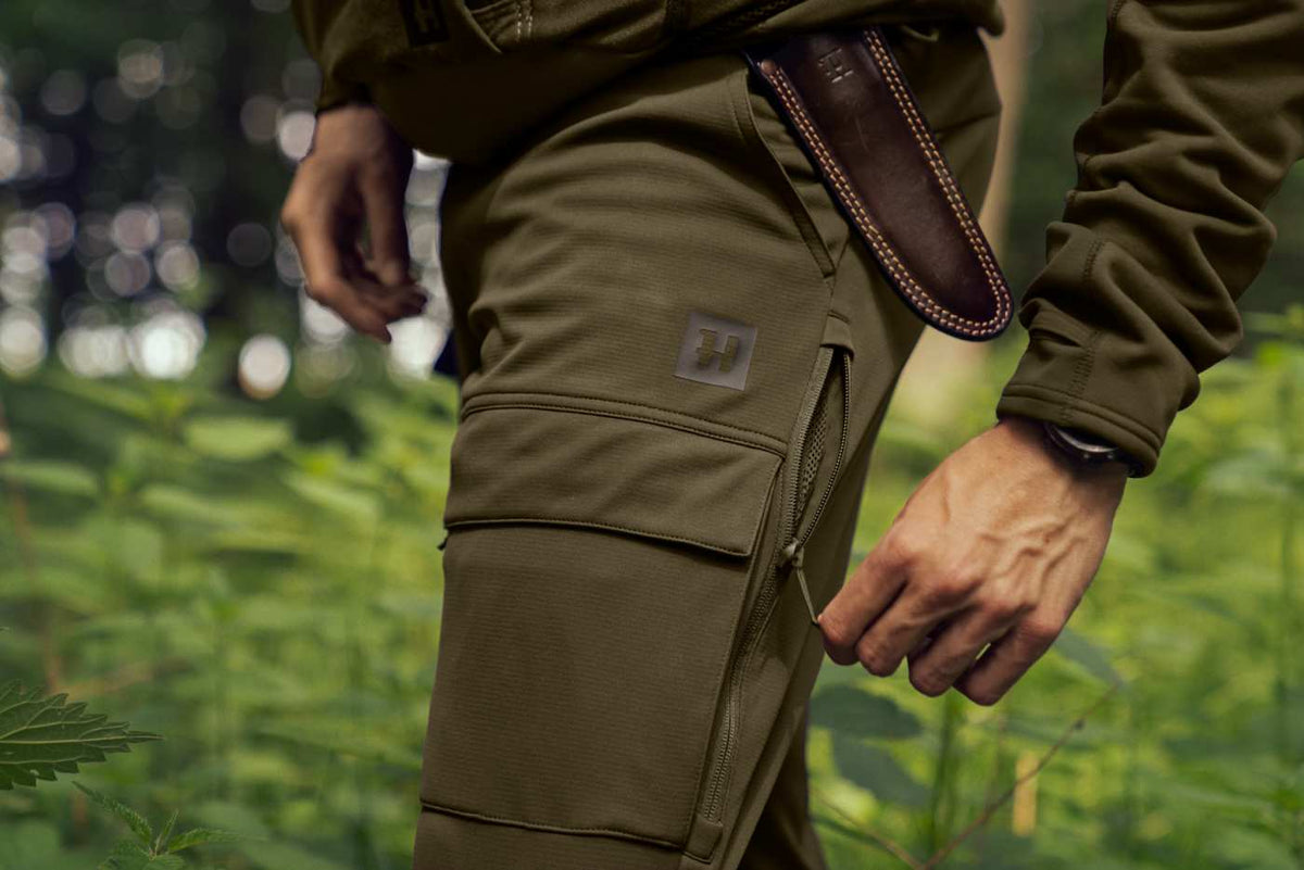 Härkila Herren Jagdhose Deer Stalker Light in Willow green/Shadow brown – im Revier