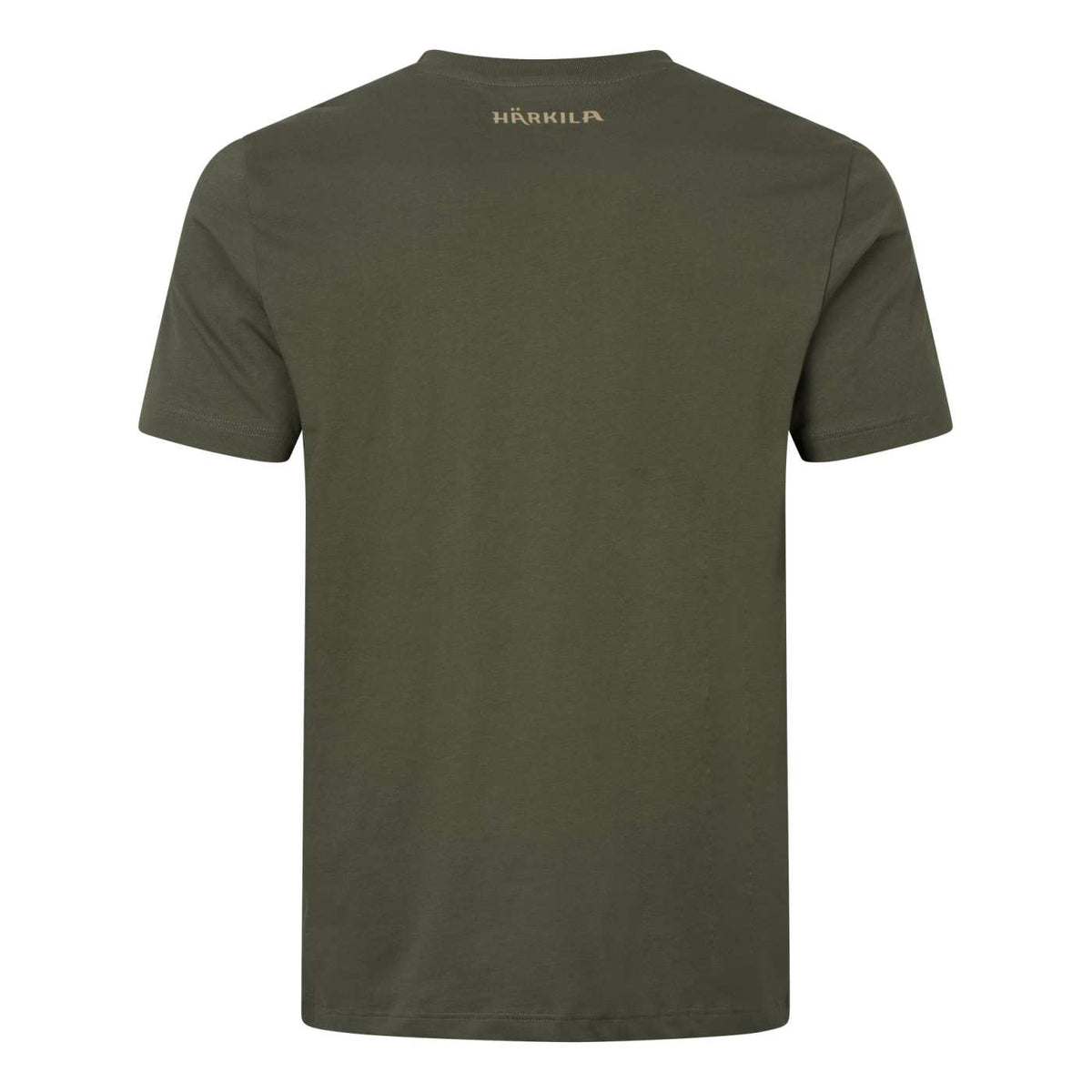 Härkila Herren T-Shirt Wildboar Logo in Forest night – Rückansicht