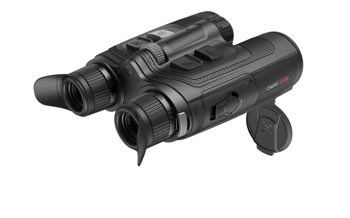 Nocpix Multispektral-Fernglas OMNI L19R in Schwarz – Frontansicht
