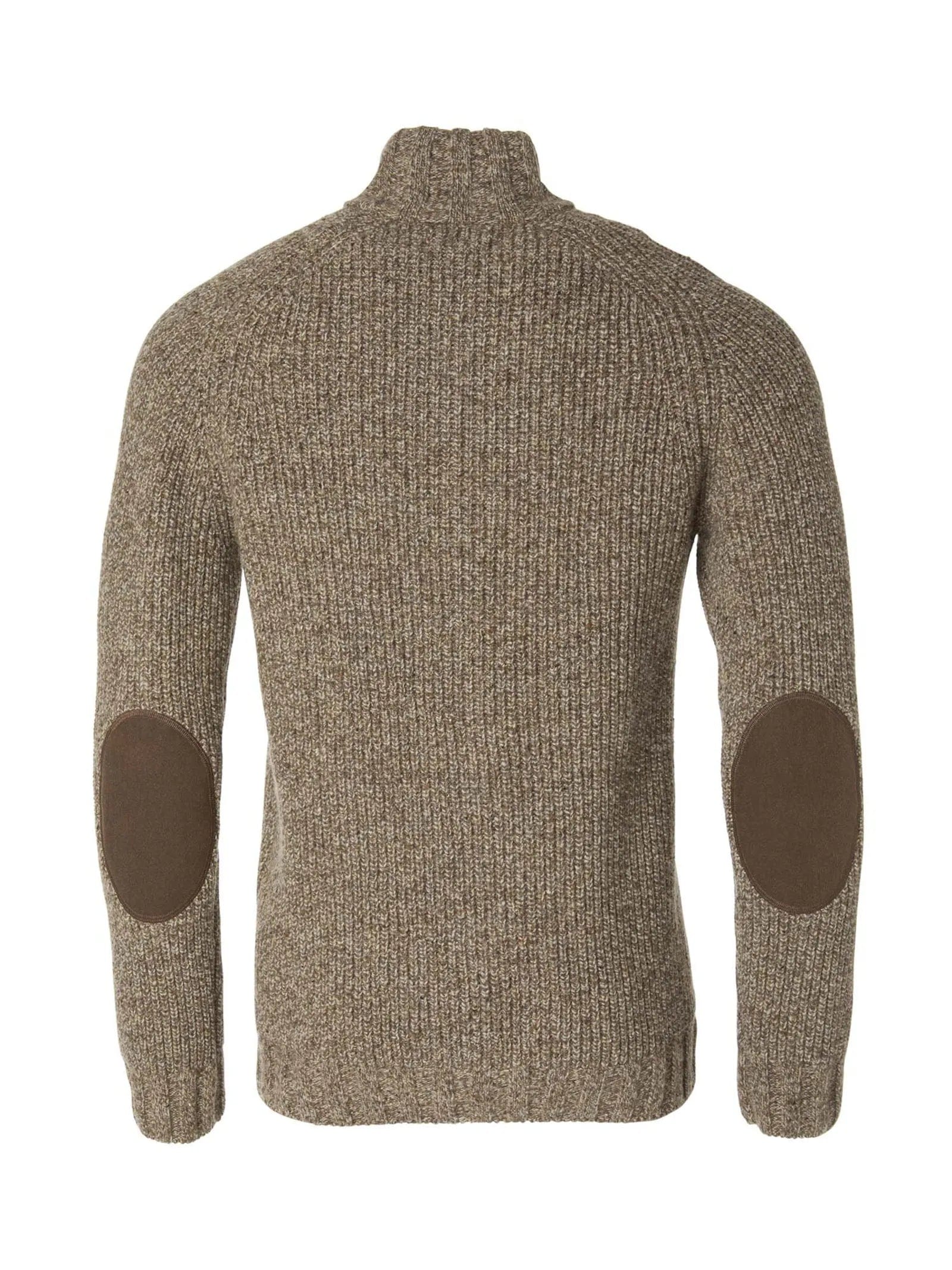 Chevalier Herren Wollpullover Groby Half Zip - Heidejagd