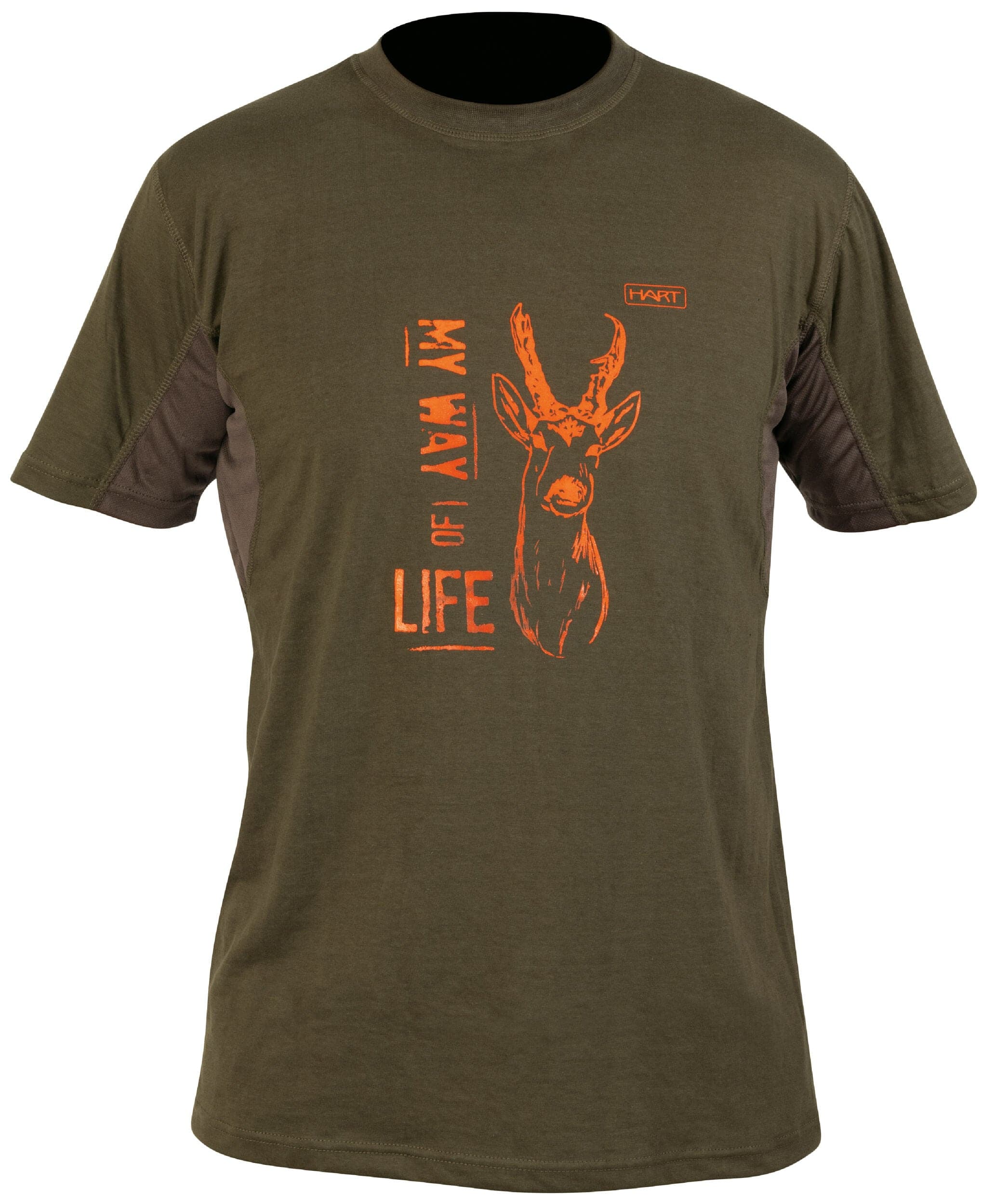 Hart Herren T-Shirt Branded Roe Deer - Heidejagd