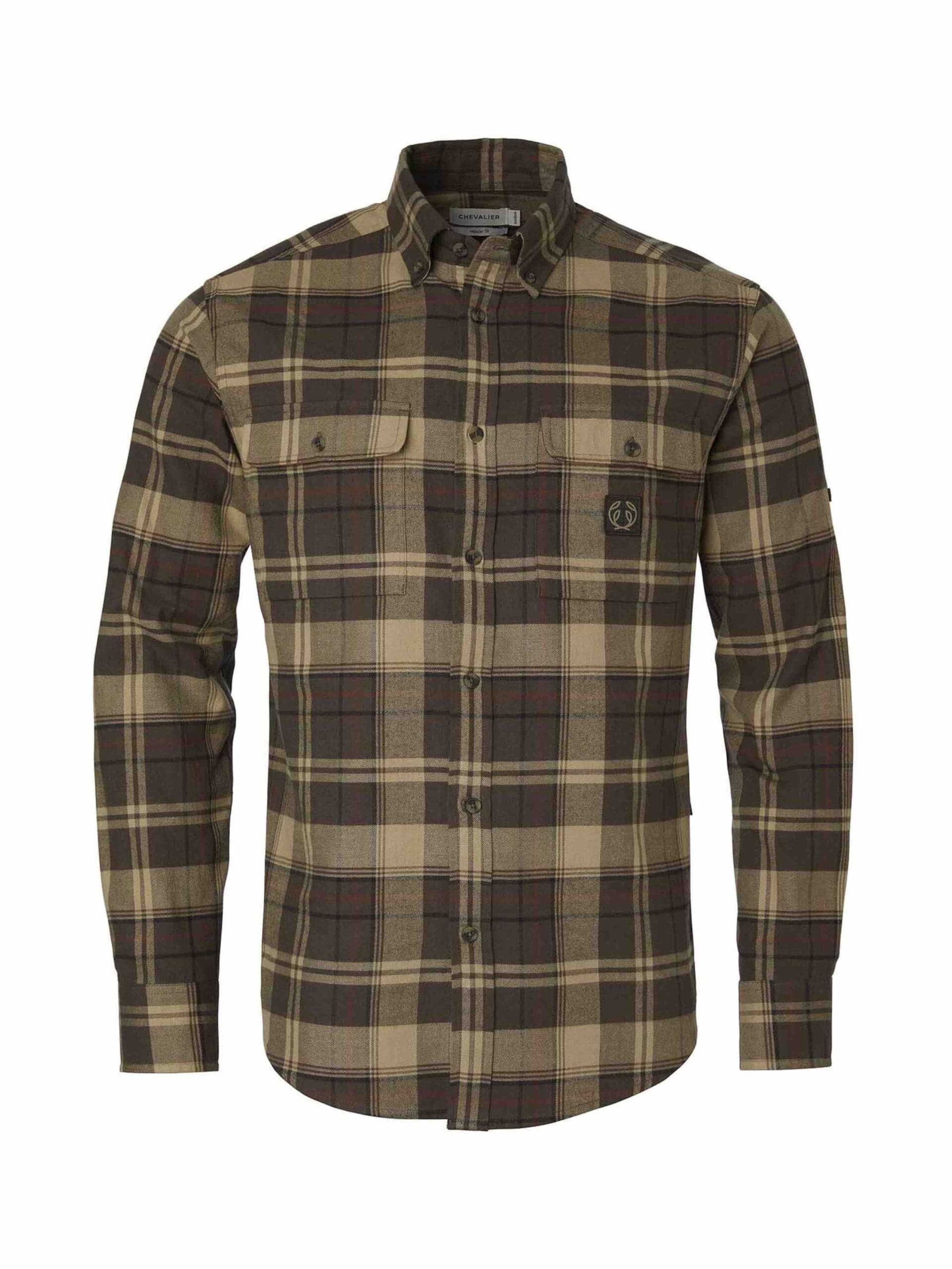 Chevalier Herren Flannelhemd Heron - Heidejagd