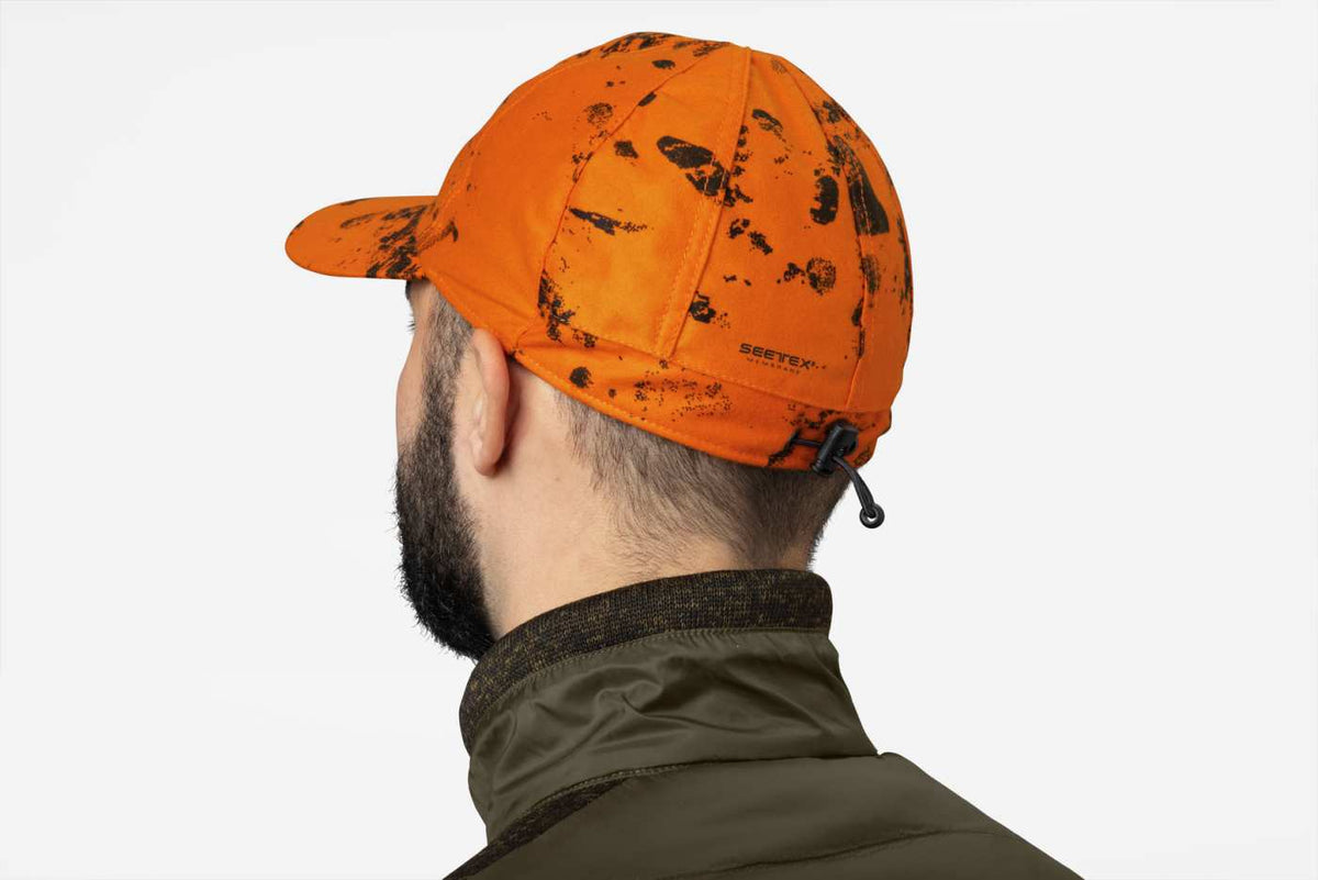 Seeland Camo-Jagdkappe Avail in InVis orange blaze – Trageansicht