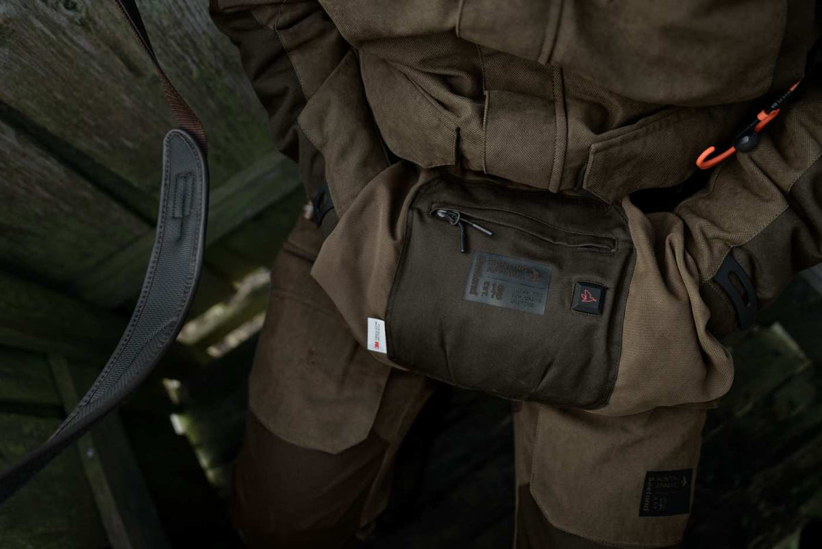 Seeland Heizmuff Celsius Heat in Grizzly Brown – getragen