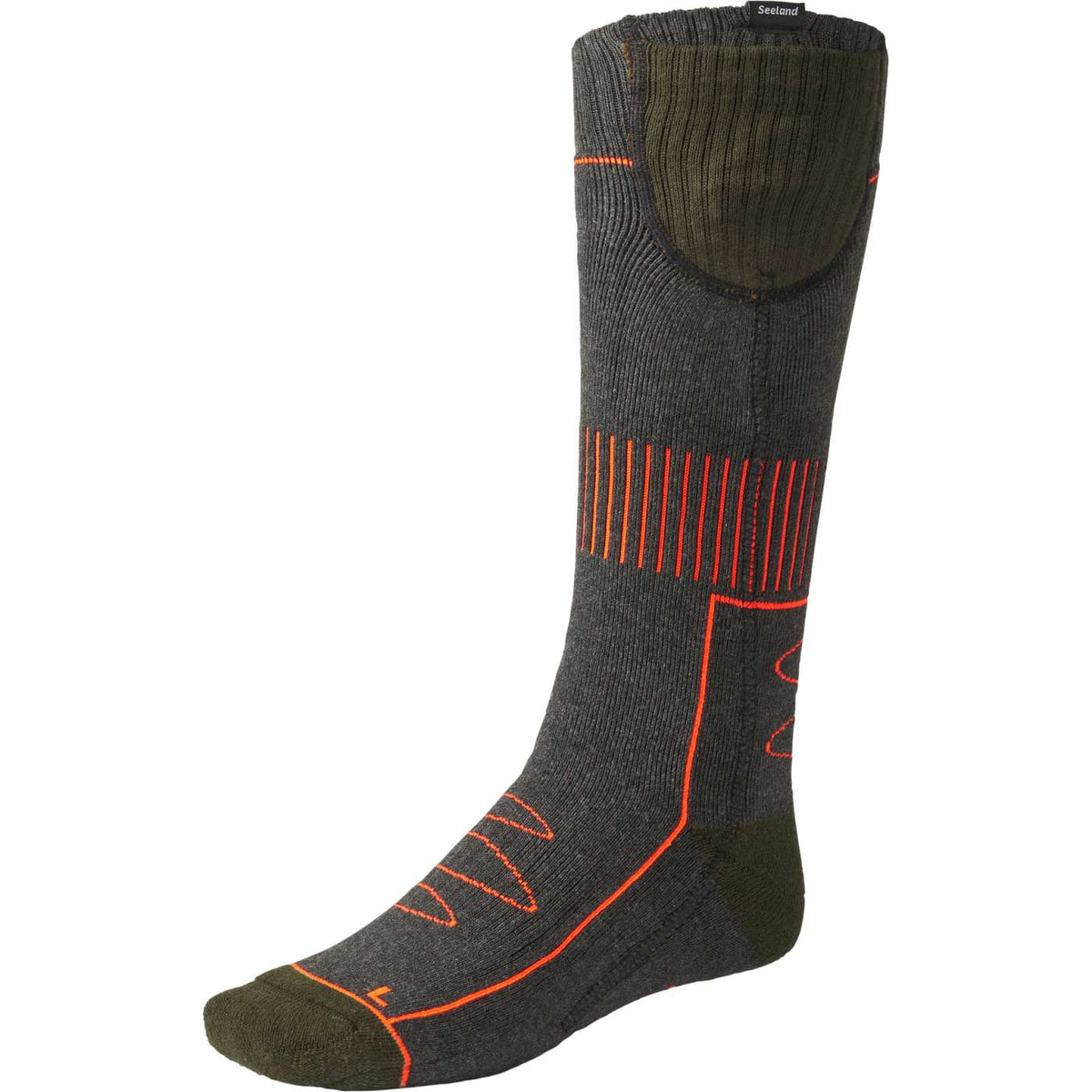 Seeland Heizsocken Celsius Heat in Pine green melange
