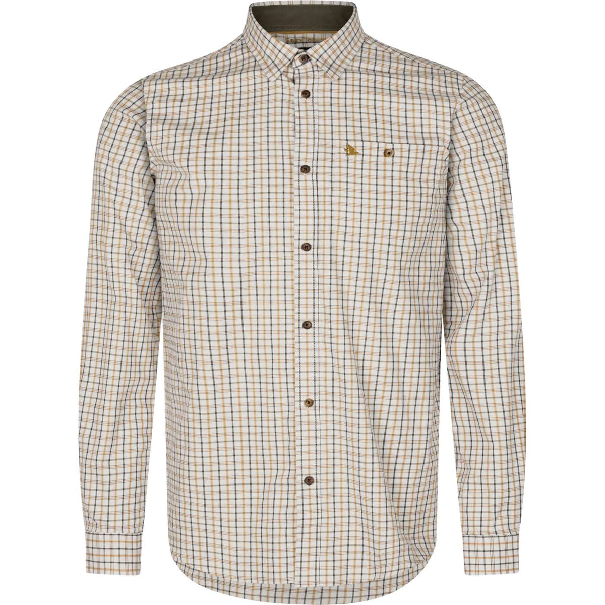 Seeland Herren Jagdhemd Oxford in Classic blue/Classic brown check