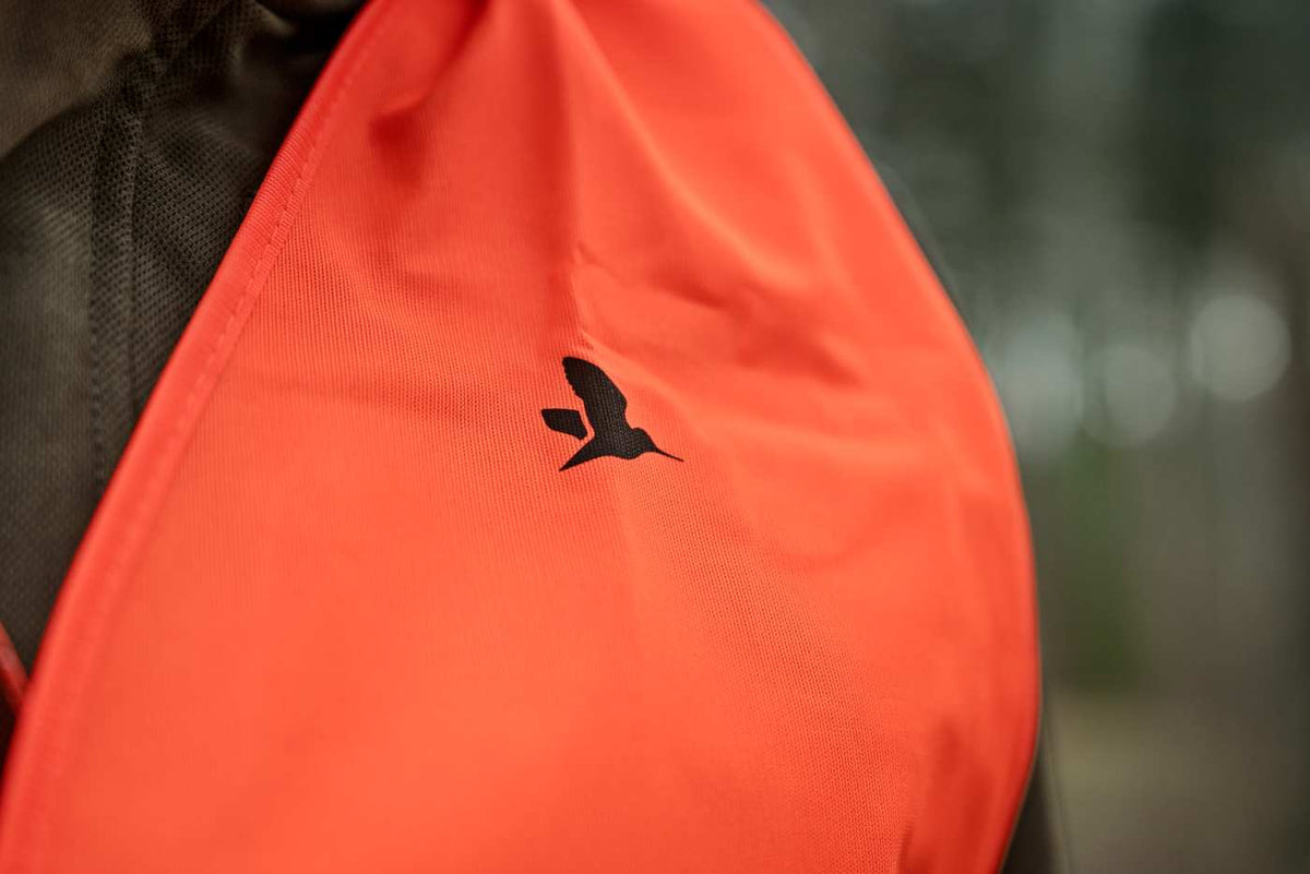 Seeland Signalweste in Orange blaze – Brustlogo
